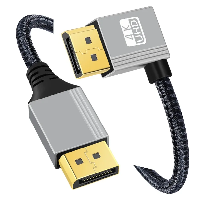 4K Media Player - 4K 90 Degree DP Cable Up/Down/Left/Right