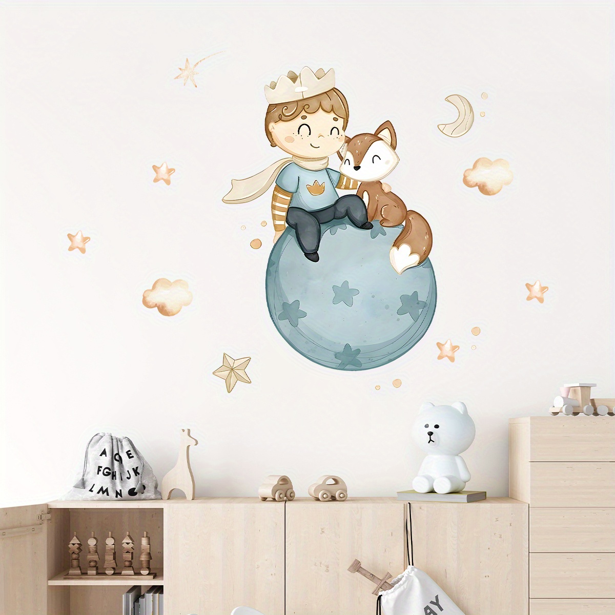 Cartoon Cute Prince Fox Balloo - Home Cinema Room review and price