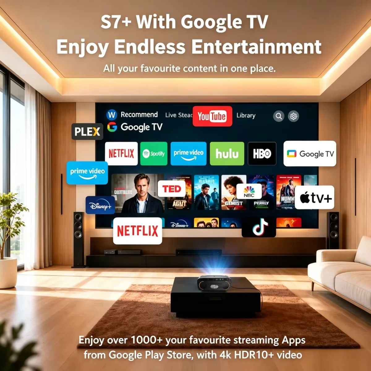 S7 4200ANSI Native 1080P 4K UH - Home Cinema Couch review and price