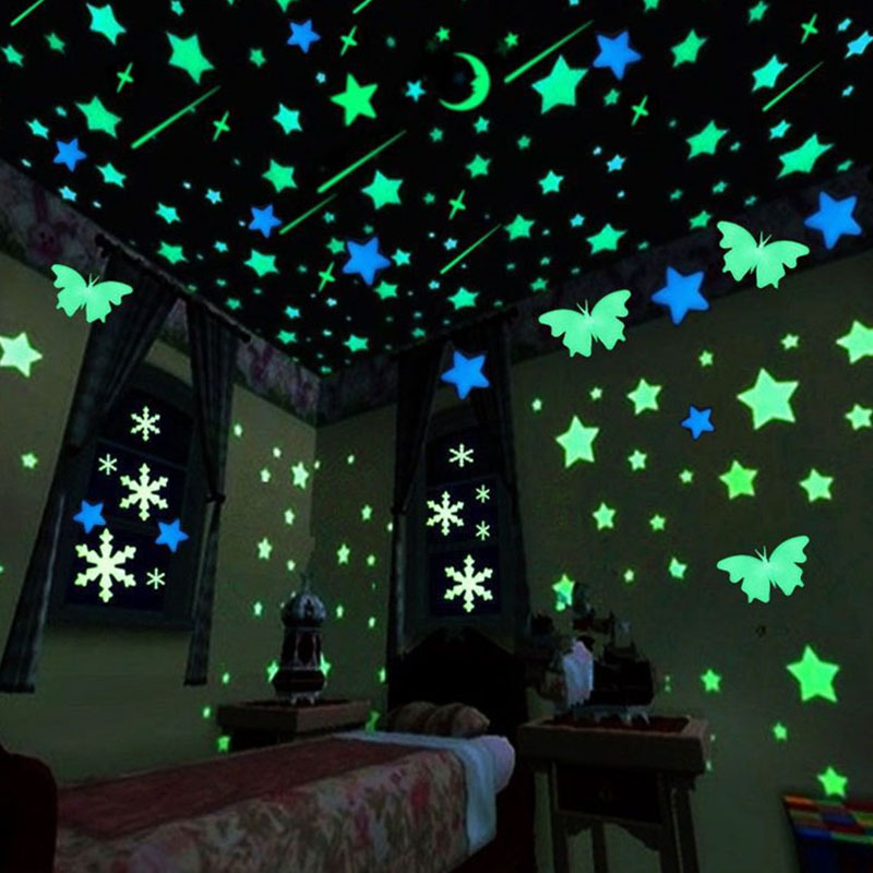 1 Pack Luminous Star Wall Stic - Home Cinema Room review and price