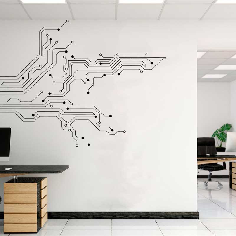 Technology Circuit Board Wall  - Home Cinema Room review and price