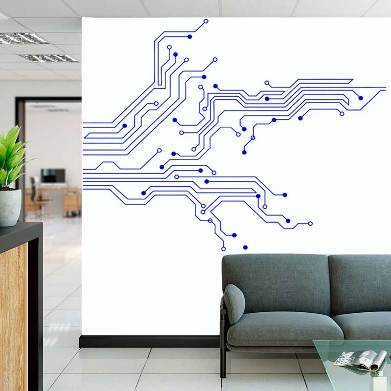 Technology Circuit Board Wall  - Home Cinema Room review and price
