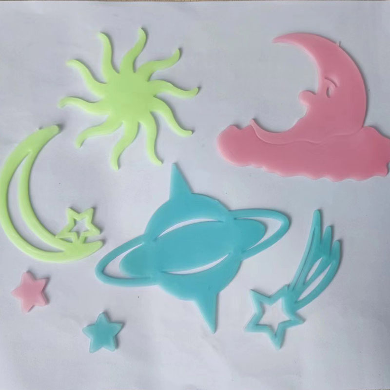 8pcs Luminous UFO Wall Sticker - Home Cinema Room review and price