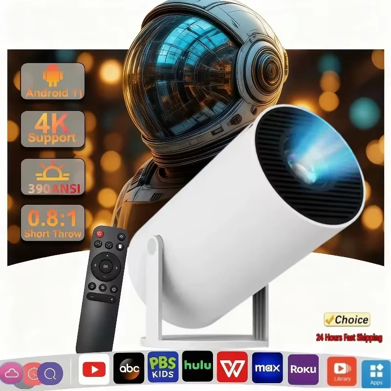 New Mini HY300 Projector 4K An - Home Cinema Compact review and price