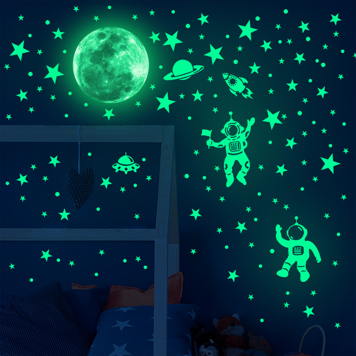 Luminous Moon Stars Wall Stick - Home Cinema Room review and price