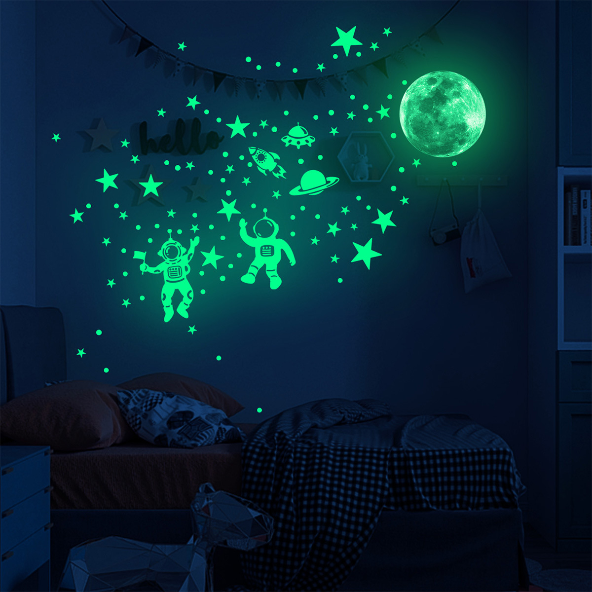 Luminous Moon Stars Wall Stick - Home Cinema Room review and price
